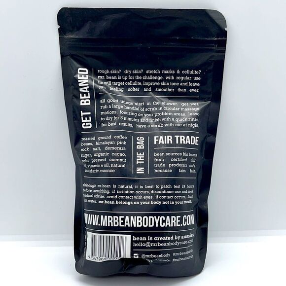 NWT Mr.Bean Coffee Bean Scrub - Mandarin - Picture 4 of 4
